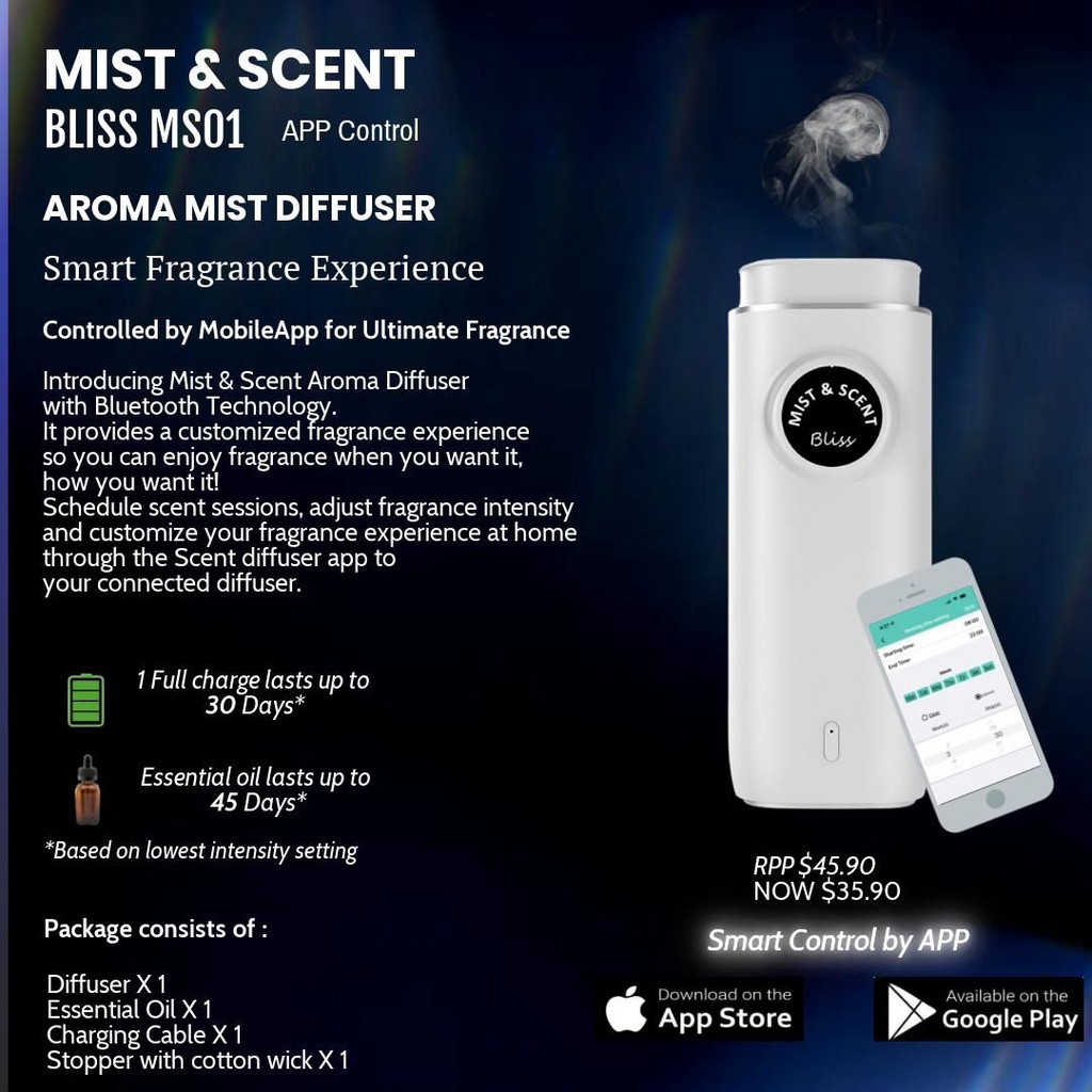 Mist & Scent Aroma Diffuser | Shopee Singapore