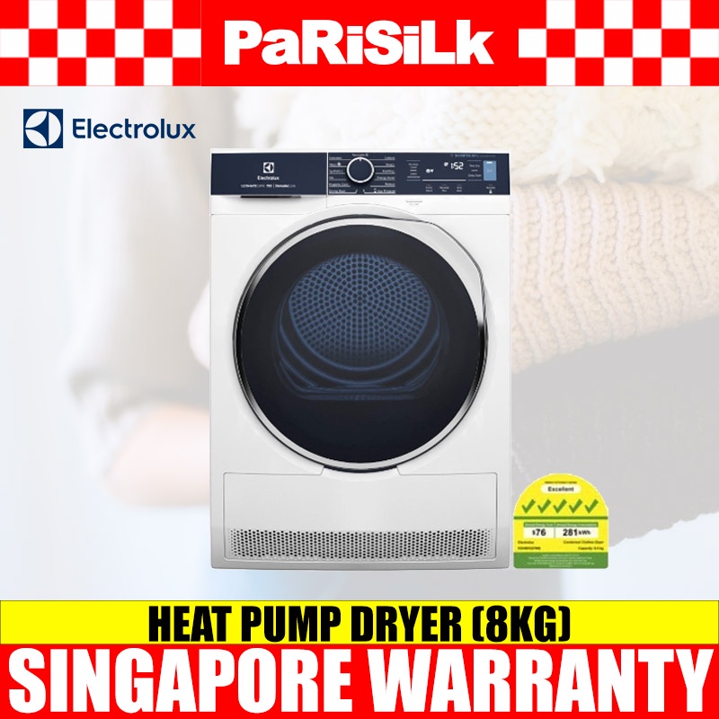 Electrolux EDH803Q7WB UltimateCare 700 Heat Pump Dryer (8KG) Shopee