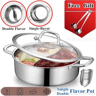 Hot Pot Induction Cooker Chinese Fondue 304 Stainless Steel Hotpot