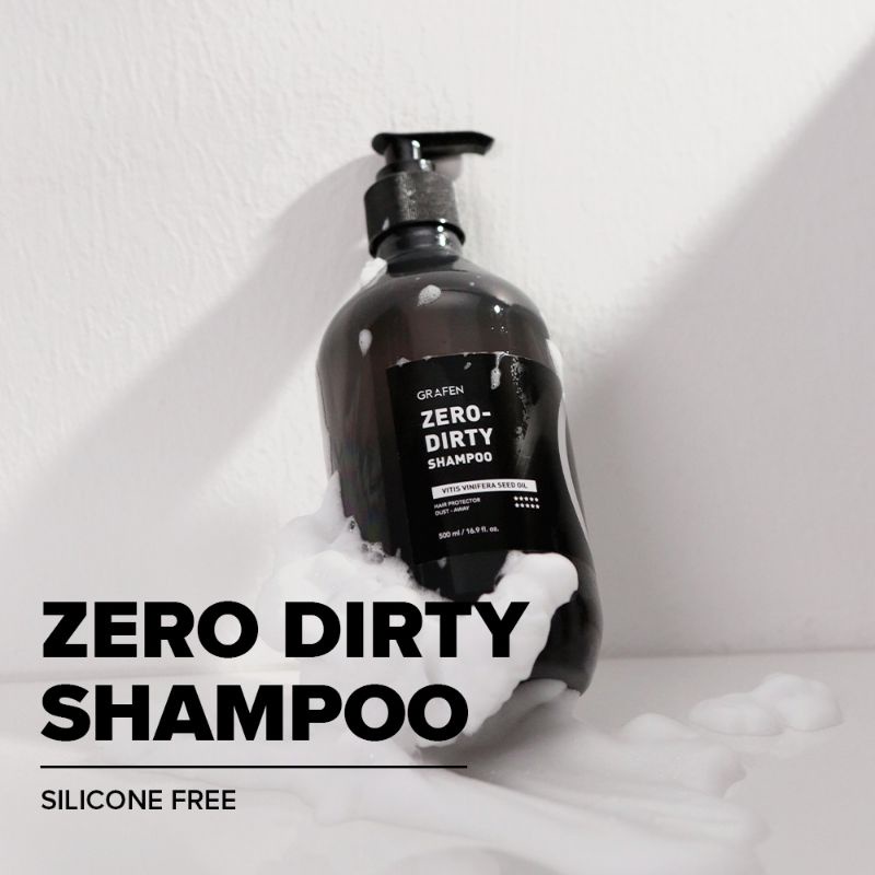 Grafen Zero Dirty Shampoo 500ml for hair loss/Scalp cleanse Shopee