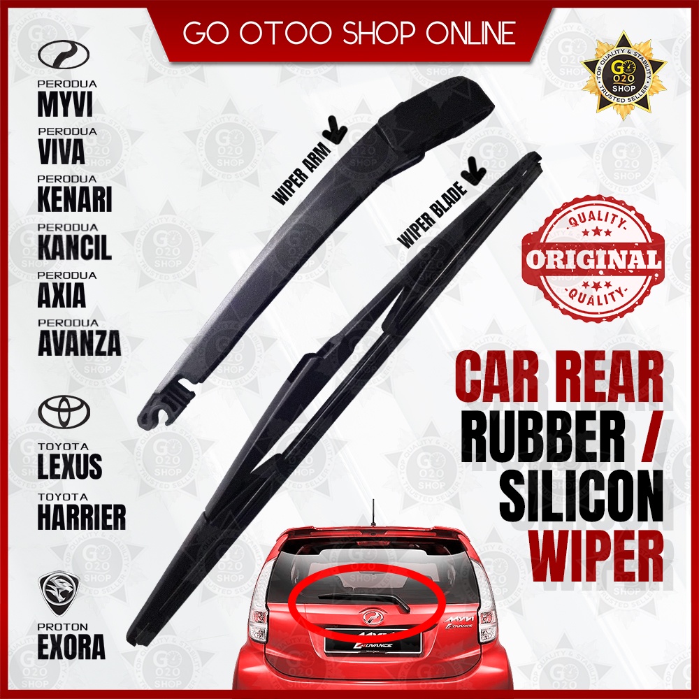 Car Rear Wiper Arm Rear Wiper Blade with Arm For Myvi Viva Kelisa