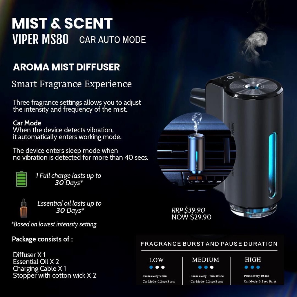 Mist & Scent Aroma Diffuser | Shopee Singapore