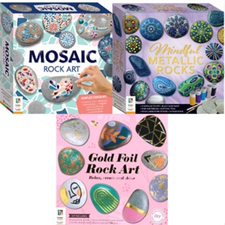 Hinkler Metallic Rock Painting Box Set