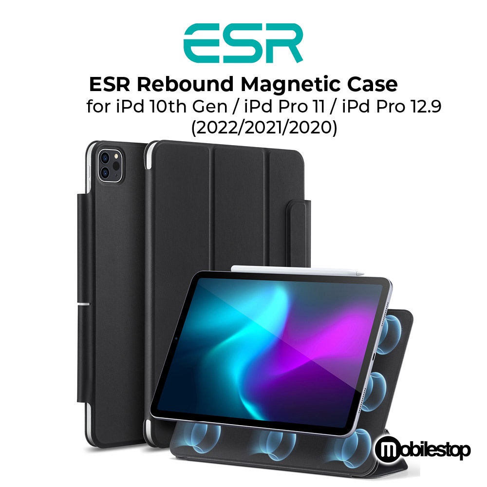 ESR Rebound Magnetic Case for iPd 10th Gen/iPd Pro 11/12.9 (2022/2021 ...