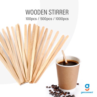 Coffee Stirrers Sticks,Disposable Wooden Coffee Stick Beverage Stirrers,  Suitable For Coffee Nook Tea Drinks and Bartending, 7 Inches,200 Sticks.