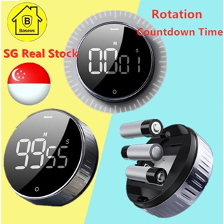 Baseus Magnetic Kitchen Timer Digital Timer Manual Countdown Alarm