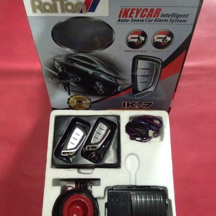 Car Alarm System Karimun Raiton Ik7 Auto Lock Sensor Shopee Singapore