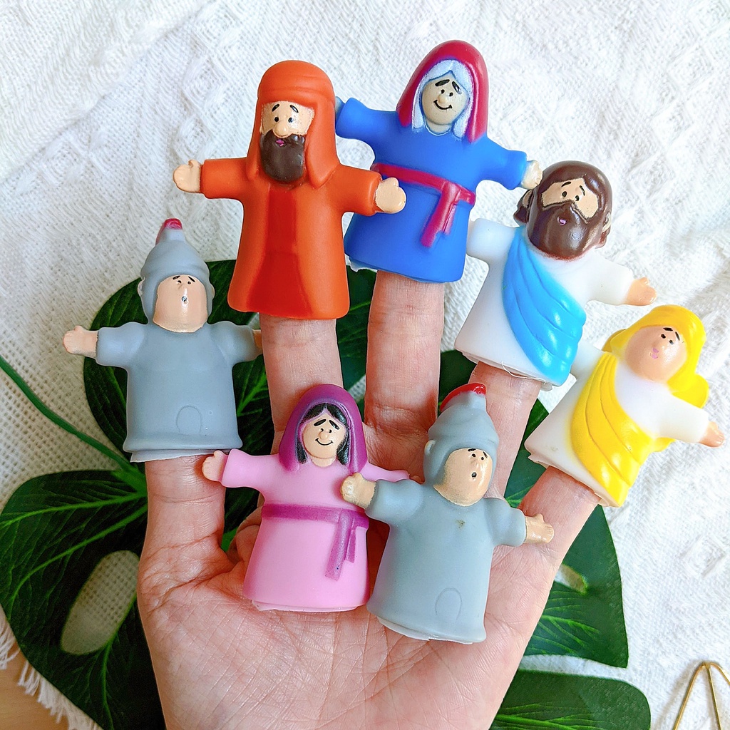 Bible Character Finger Puppets | Christian Toys | Faith Toys and ...