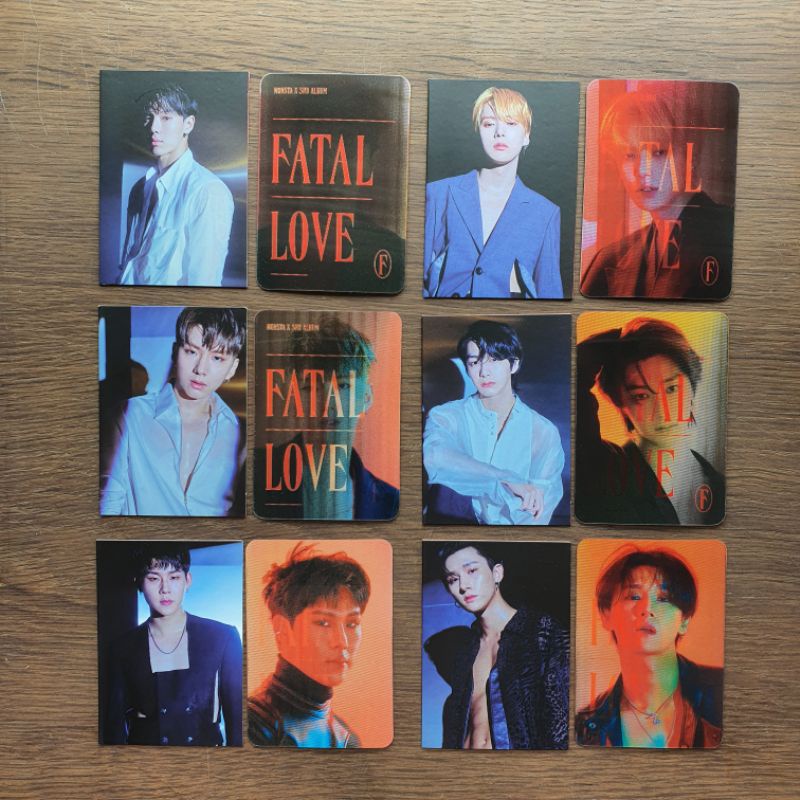 MONSTAX　LOVE KILLA　イベントトレカ 🌱 MONSTA X FATAL LOVE (LOVE KILLA) MESSAGE / LENTICULAR PHOTOCARD