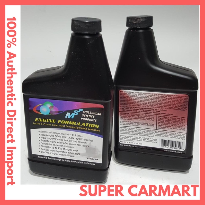 MSP ENGINE FORMULATION ENGINE OIL ADDITIVE 473ml Shopee Singapore