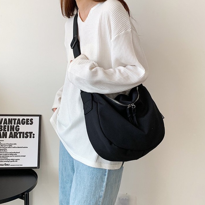 Ulzzang Korean Fashion Simple Ins Japanese Women Sling Bag Shoulder Bag Crossbody Bag Hobo Bag for Women