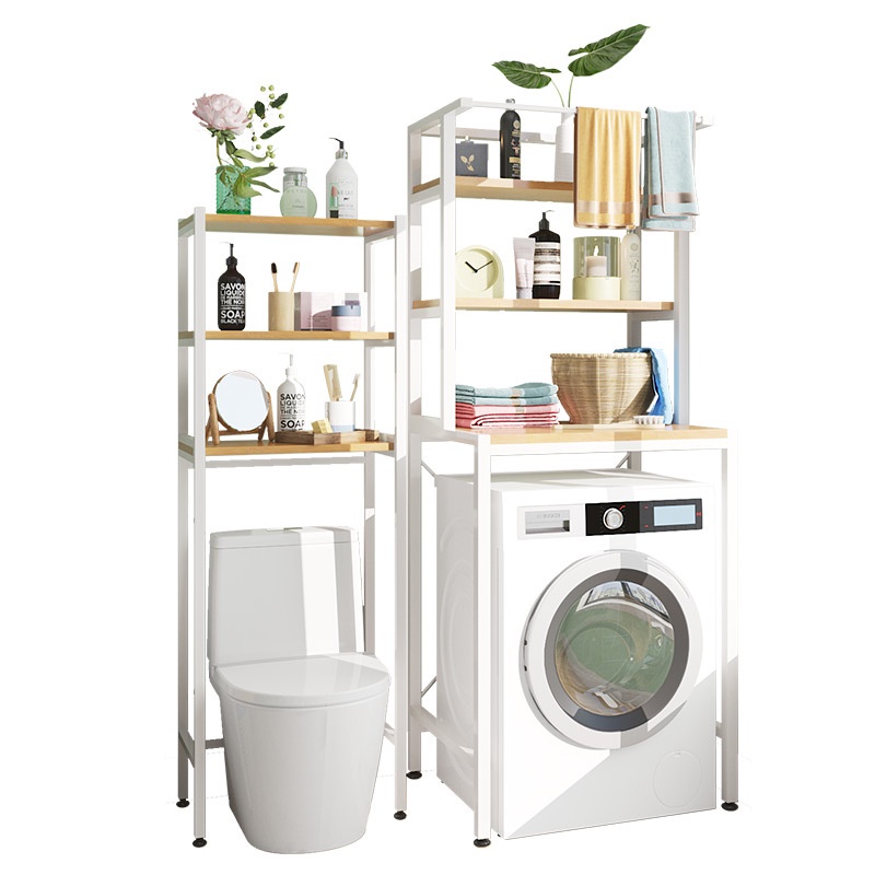YOULITE Washing Machine Rack Toilet Rack Bathroom Storage Rack Shelves ...