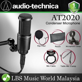 Micrófono Audio Technica AT2020USB + condensador Cardiode Con USB