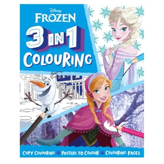 Disney Frozen Color & Play Story Color Book & Stickers Blue