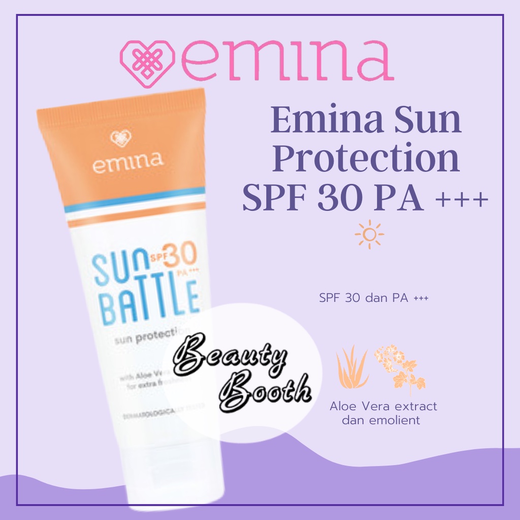 Emina Sun Protection SPF 30 PA+++60ml Sun Battle SPF 30 Sun Battle SPF