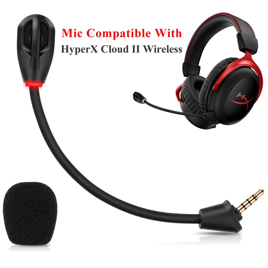 Replacement Game Mic 3.5mm Microphone for Kingston HyperX Cloud II