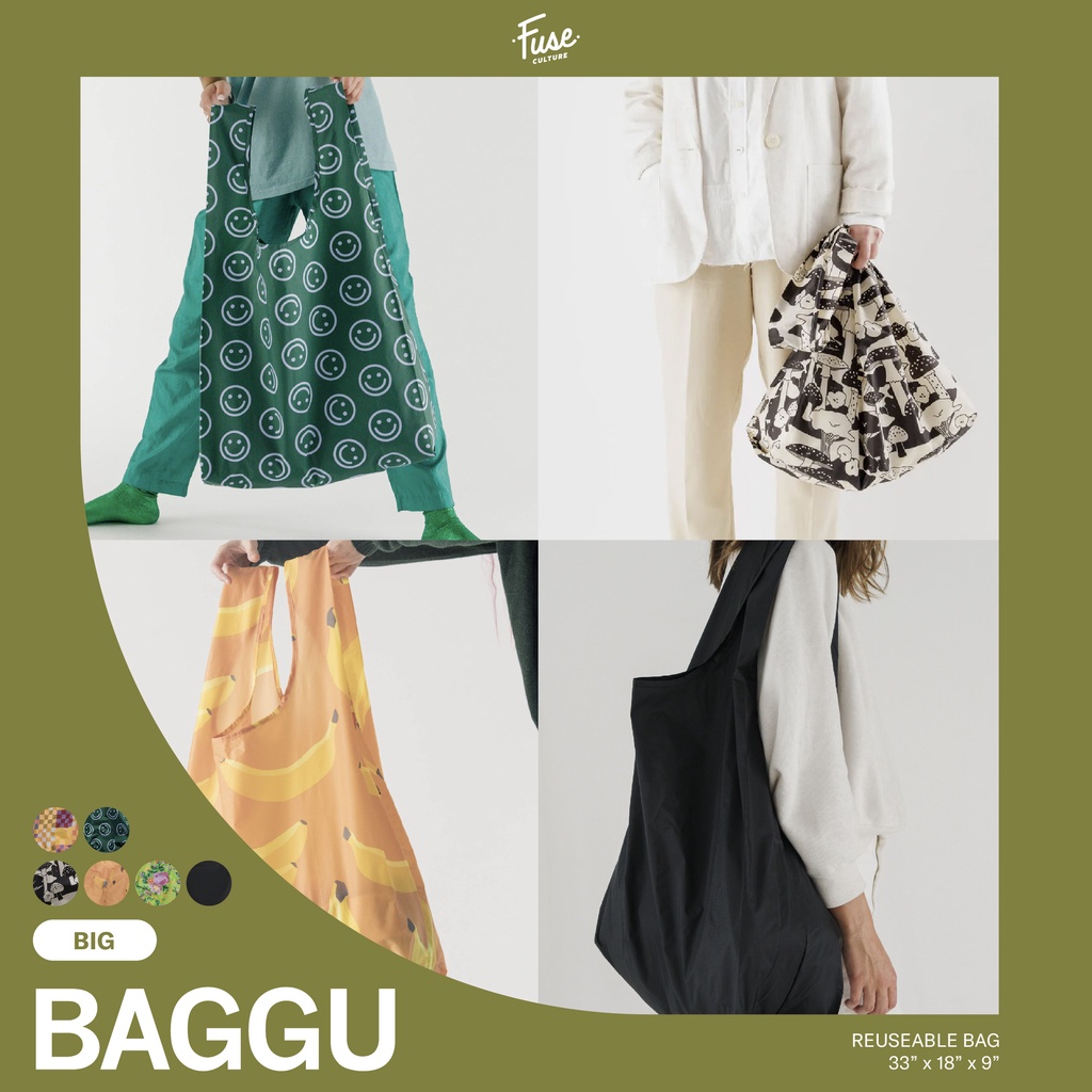 BAGGU Foldable Tote Bag From Usa Big Size Shopee Singapore
