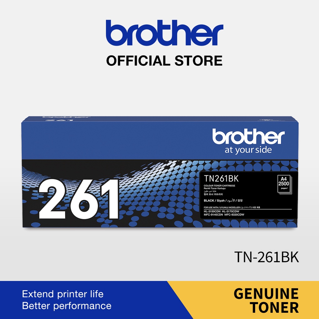 Brother Tn-261 Cyan   Magenta   Yellow   Black Original Colour Toner 