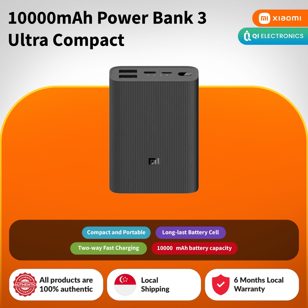 Xiaomi 10000mAh Power Bank 3 Ultra Compact User Manual