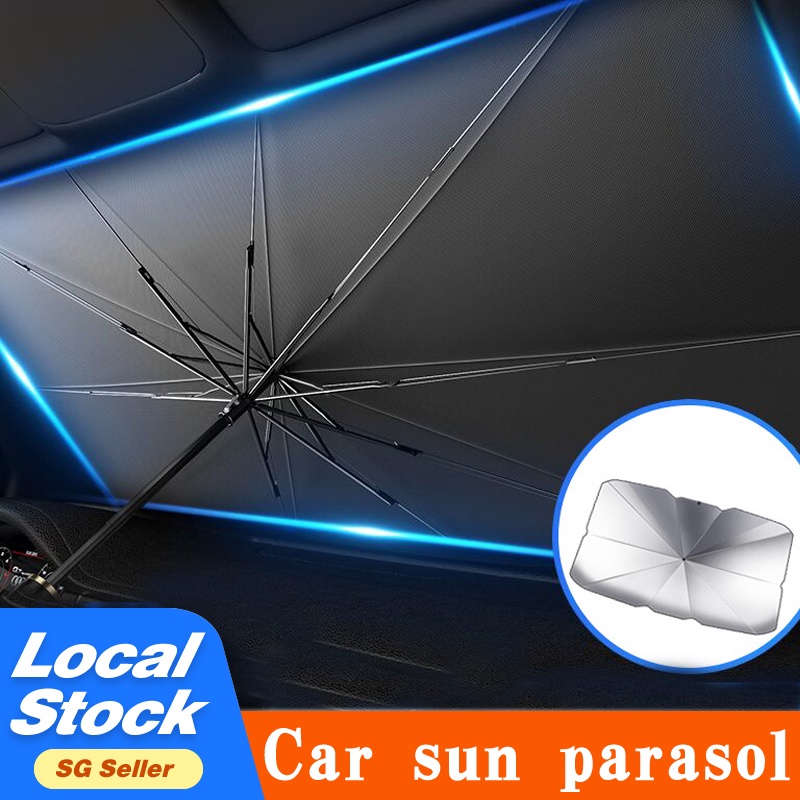 car sun umbrella Sun Shields Dash Covers Automobile Interior Accessories paraso Windshield UV Sunshade Umbrella汽车太阳伞防晒罩