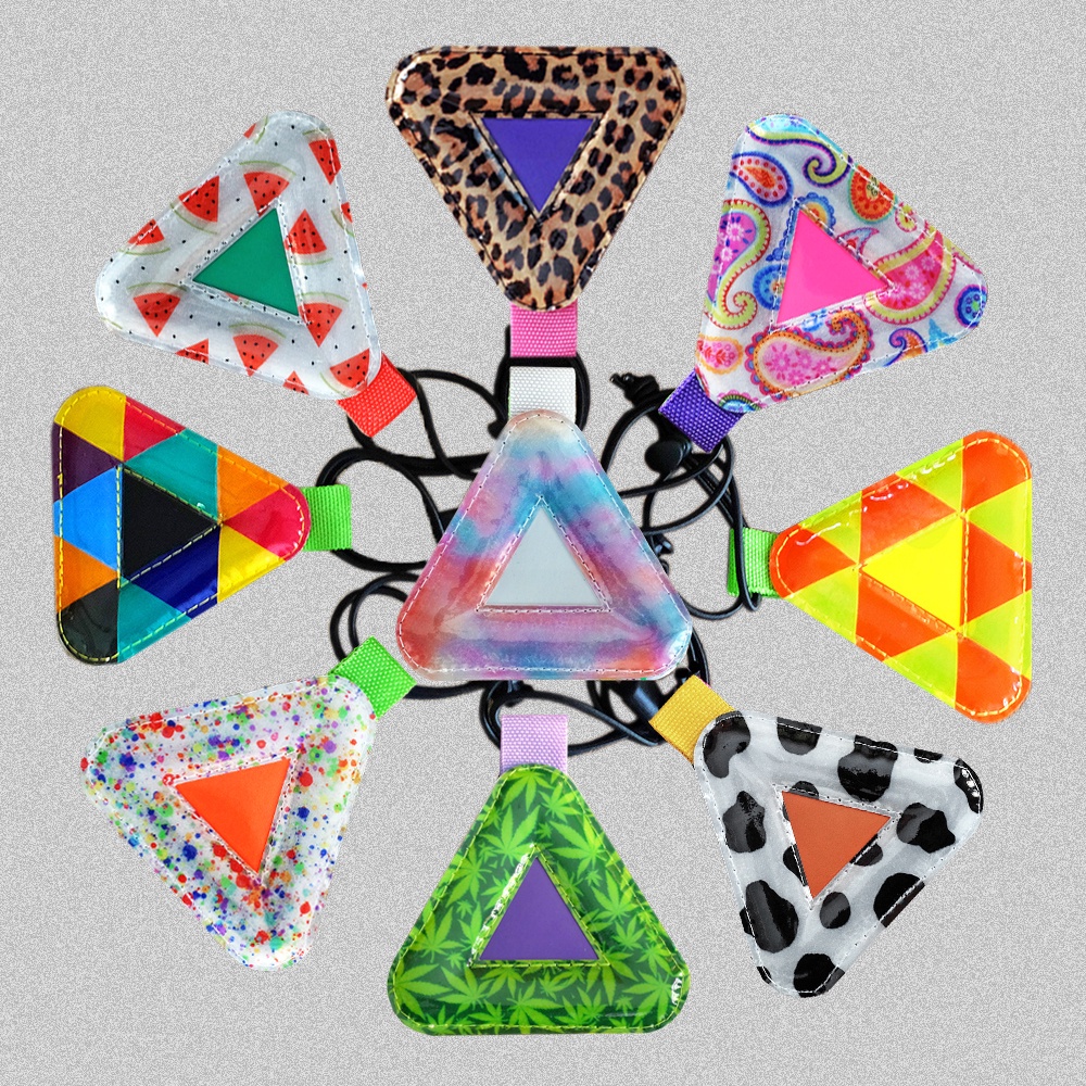 SALLY Triangle Reflector Sp Bicycle Saddle Triangle Reflector like ...
