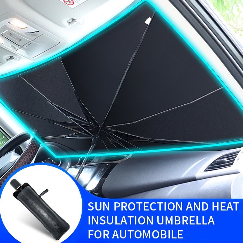 Car Windshield Sun Shade Umbrella Front Window Sun Protection