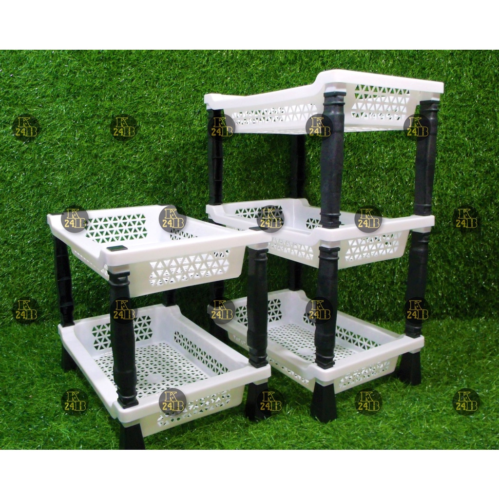 704 Mini Rack (EcoWare) (3J Plastic world) (WHITE) | Shopee Singapore