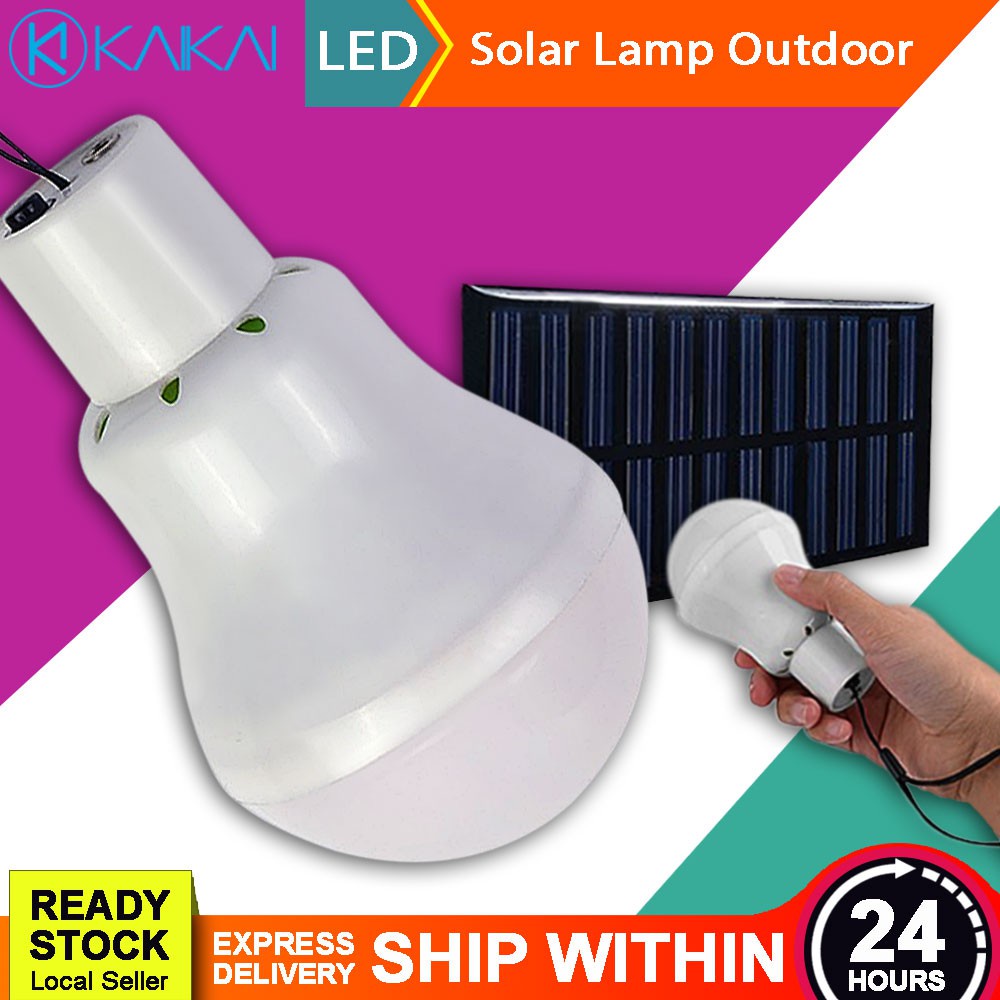 Solar Portable Panel LED bulb LED Solar Lamp Solar Power LED Light ...