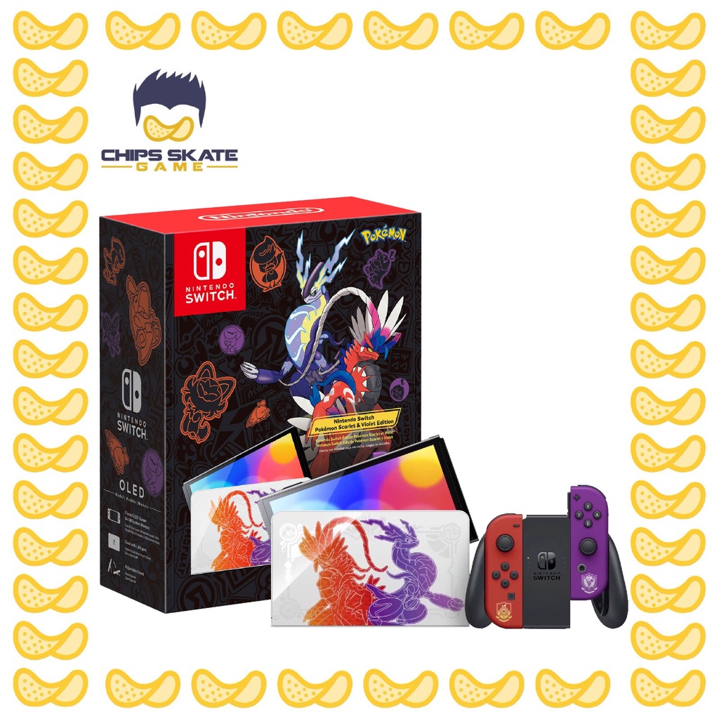 Nintendo Switch OLED Model Pokemon Scarlet & Violet Edition (1 Year Local  Distributor Warranty)