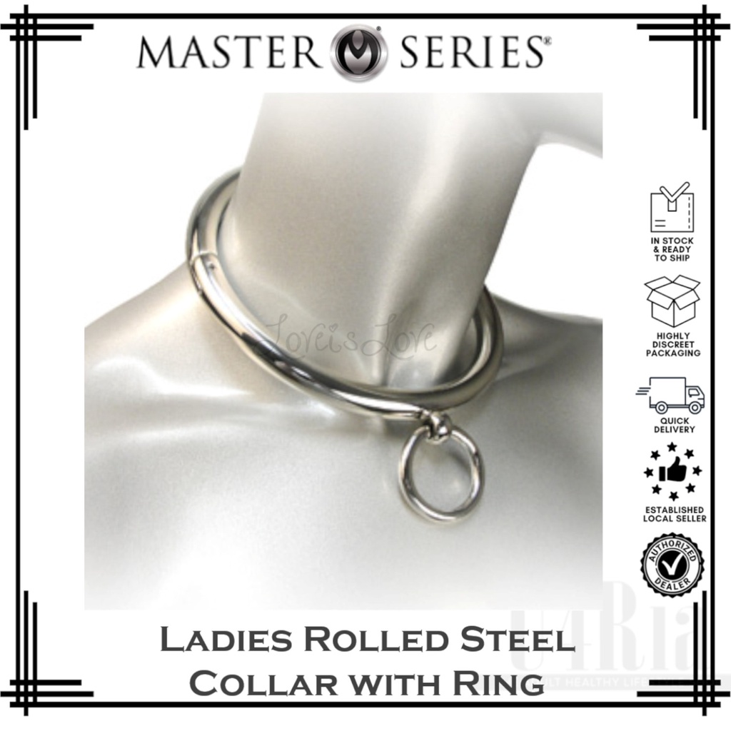 Master Series Ladies Rolled Steel Collar with Ring Shopee Singapore