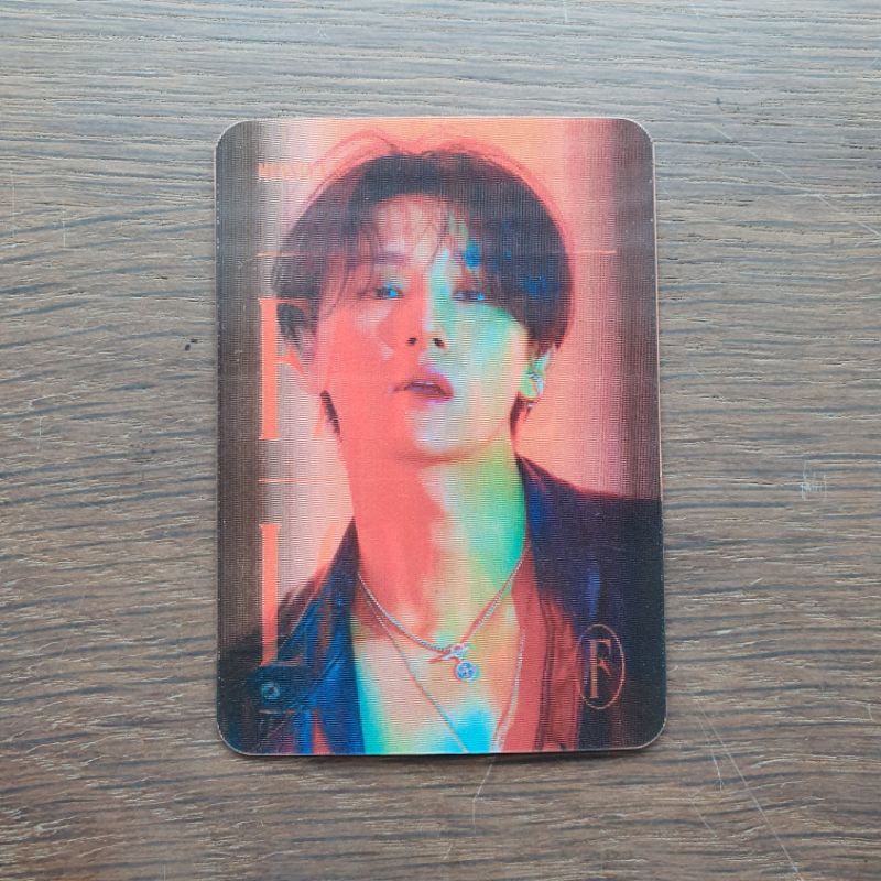 🌱 MONSTA X FATAL LOVE (LOVE KILLA) MESSAGE / LENTICULAR PHOTOCARD