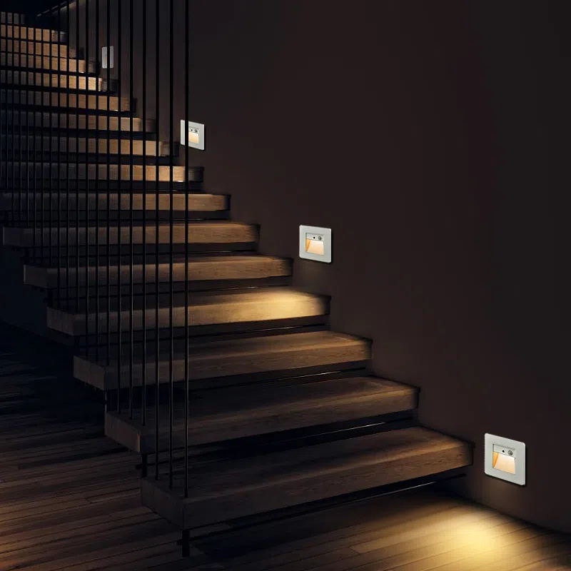 Stair Light Modern Motion Sensor Light Aisle Staircase Step Light LED ...