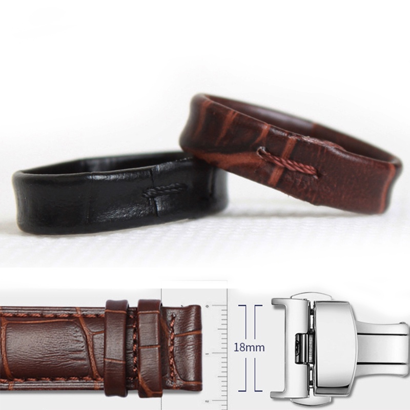 Leather watch loop hotsell