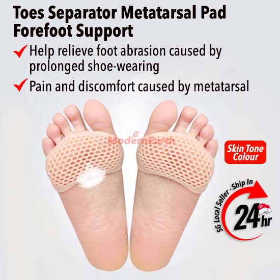 [SG Stock] Foot Protector Reduce Friction Blisters, Soft HalfYard Forefoot Pad, Anti Forefoot