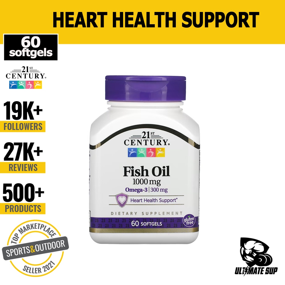 21st Century, Fish Oil, Heart Health Support, Omega 3, Dietary