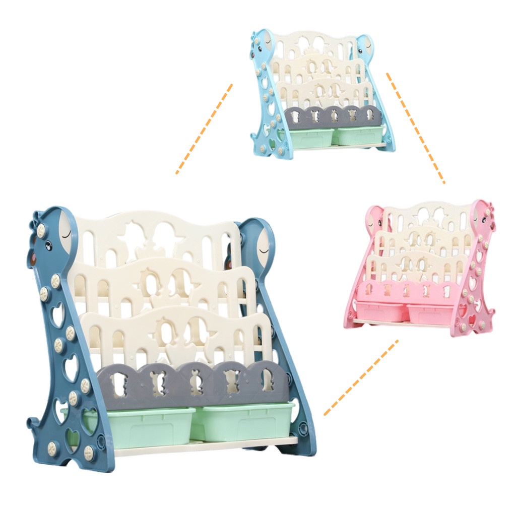 YSSH Children's Bookshelf Floor Simple Bookshelf Storage Rack Baby ...
