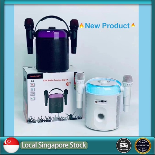 SDRD KY9 Portable speaker Family Karaoke System Condenser Wireless