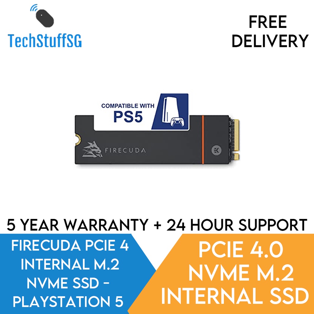 FireCuda 530 1TB M.2 PCIe 4.0 NVME Solid State Drive - Playstation 5 ...