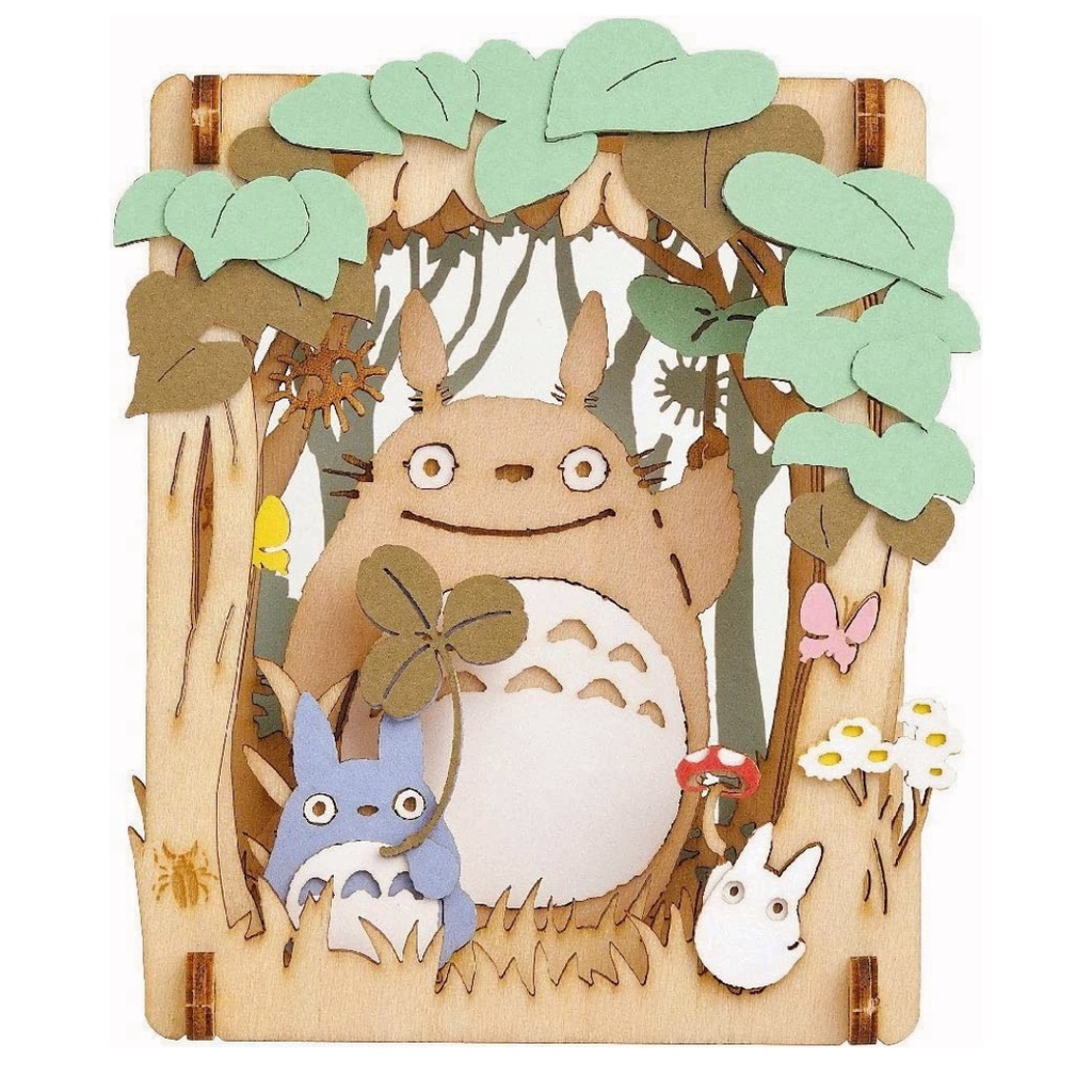 My Neighbor Totoro Ensky Studio Ghibli Paper Theatre Craft Kit (Wood ...