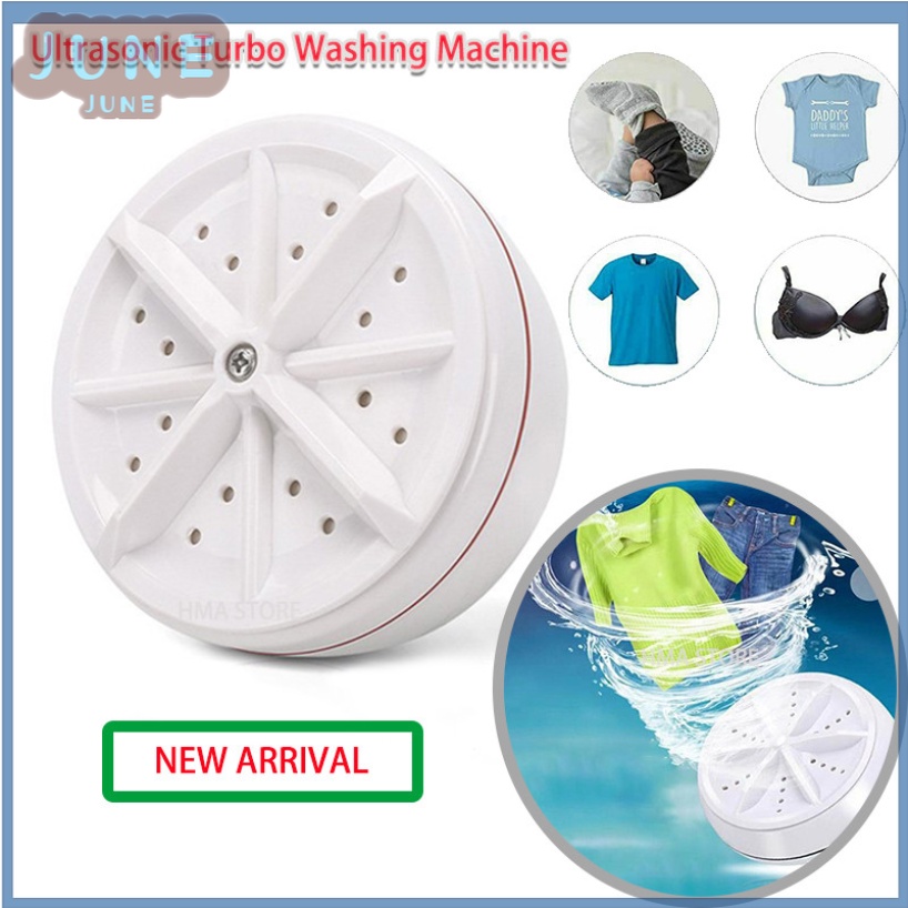 10/30W Ultrasonic Turbine Washing Machine Portable Mini Cleaning