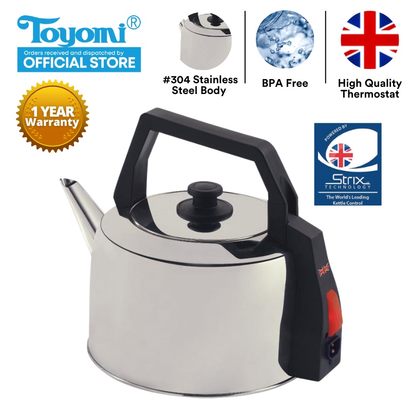 Electric Kettle 1.7L BPA-Free Electric Tea Kettle, 1500W Fast Heating Cordless  Water Boiler with British Strix Control, Hot Water Kettle Electric with  Auto Shut-Off & Boil Dry Protection By Aicok