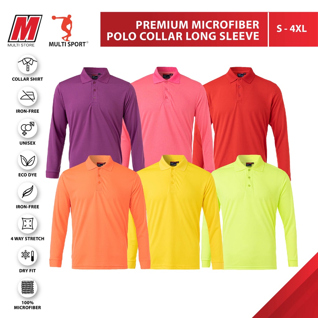 long sleeve polo tee shirts