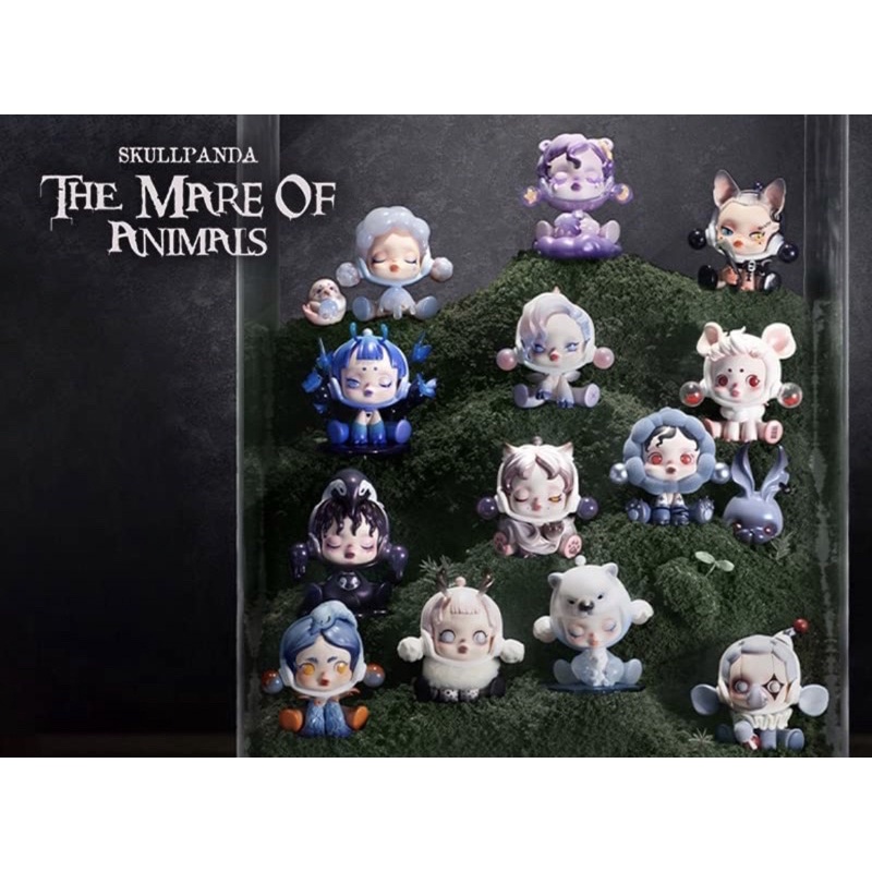 POPMART SKULLPANDA The Mare of Animals Series Full Set Blind Box