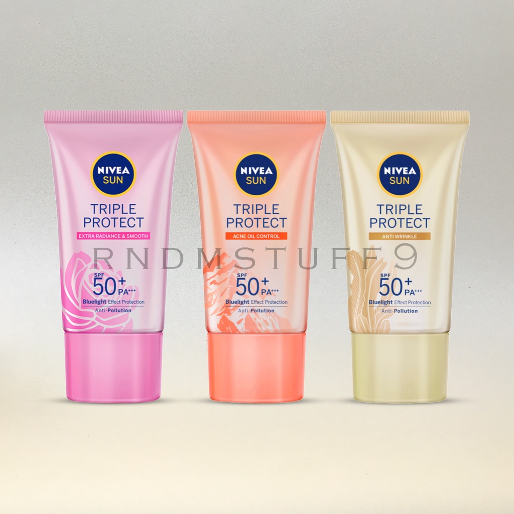 Nivea SUN Face Serum Triple Protect Anti Wrinkle/Acne Oil Control