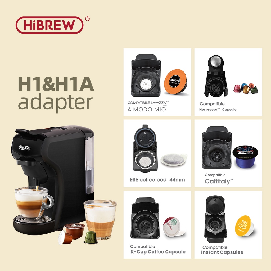 HiBREW ST514/ST504 Model Adapter System Parts For Nespresso/Dolce