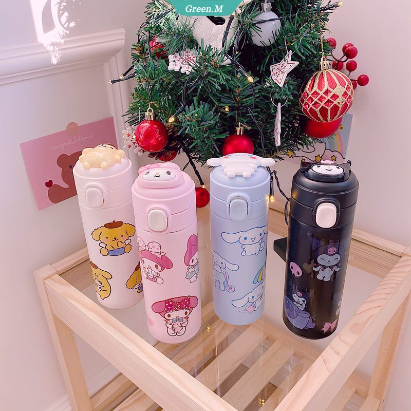 Sanrio Stainless Steel Thermos Student Lunch Water Bottle Kuromi