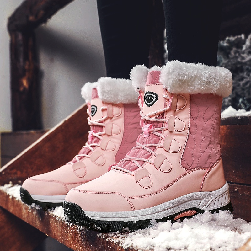 Cute waterproof store snow boots