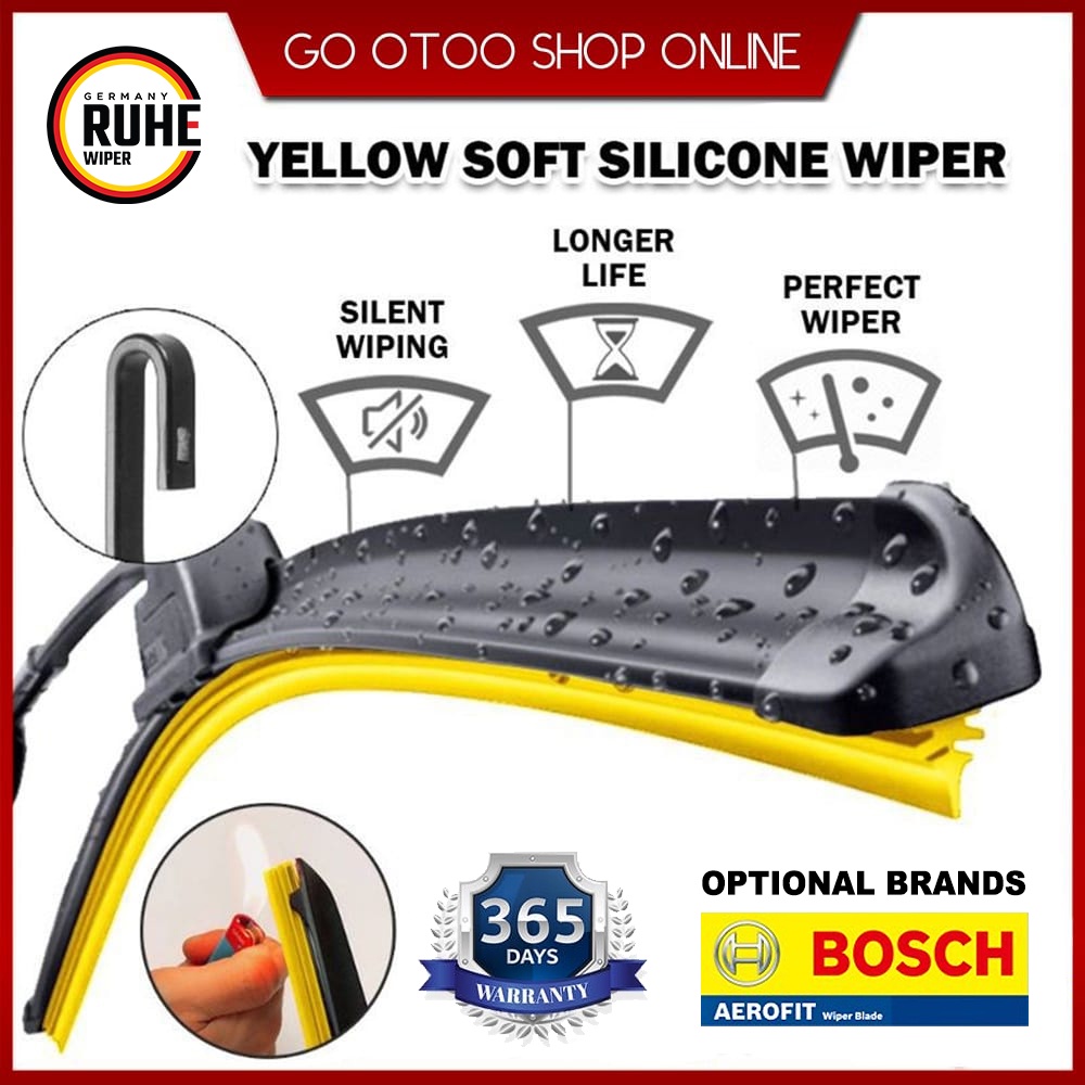 soft silicone car wiper