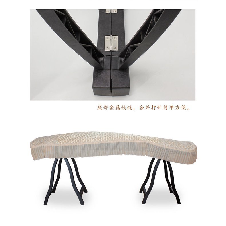 Bold Type ABS Guzheng Stand Solid Wood Vertical a Stand Portable Leg
