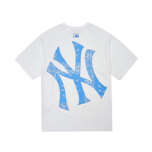 Official New Era New York Yankees MLB Jacquard Oversized Mesh T-Shirt  A10323_282